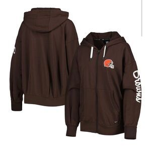 Brand new with tags - Cleveland Browns Women's Emerson Lightweight Full-Zip Hood